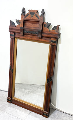 Gorgeous Late 1800s Wall Mirror in Eastlake Style