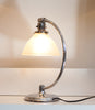 Rare 1930s Art Deco Chrome and Glass Lamp by Chase
