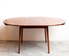 Ultra Rare Mid Century Solid African Teak Compact Dining Table by Jan Kuypers