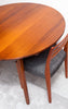 Ultra Rare Mid Century Solid African Teak Compact Dining Table by Jan Kuypers