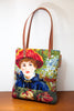 Lovely Ruth + Nelly Double-Sided Needlepoint Tote Bag