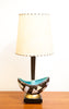 Beautiful 1960s Ceramic Lamp by Herta Gertz, w/ Northern Lights Design