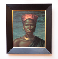 Lovely Example of Vladmir Tretchikoff's "Zulu Girl"
