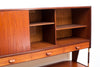 Exceptional Two-Tier 1950s Teak Sideboard, Beautifully Made & Detailed