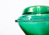 Beautiful Emerald Green Art Glass by Canadian Artist