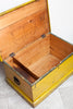 Amazing 19th Century Pine Blanket Box, Dovetail Corners, Iron Hardware