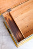 Amazing 19th Century Pine Blanket Box, Dovetail Corners, Iron Hardware
