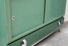Incredible 1950s Chrome & Formica Cabinet, Fabulous Colour & Chrome Accents