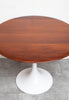 Gorgeous 1960s Tulip Table w/ Refinished Solid African Teak Top