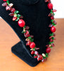 Fun 1950s "Fruit Salad" Necklace & Earrings Set