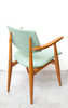 Reupholstered Birch Chair by Canadian Design Icon Jan Kuypers