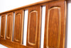 Mid Century Refinished King Size Headboard by Broyhill USA