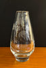 Unique Hand-Etched Vase w/ Wild Horse Motif, Made in Norway