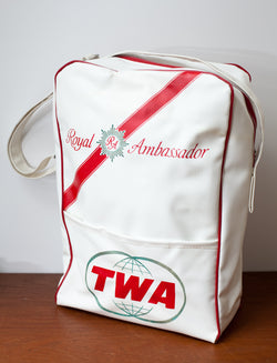 Super Fun Vintage TWA Royal Ambassador Travel Bag