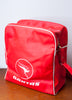 Bright Red Vintage Qantas Airlines Travel Bag