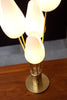 Gorgeous 1970s Lucite & Brass Table Lamp, Rougier Style