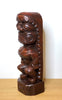 Large Vintage Wooden Tiki Statue, Nicely Carved