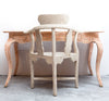 Vintage 1980s Peachy-Pink Marble Desk w/ Matching Chair, Stunning!