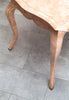 Vintage 1980s Peachy-Pink Marble Desk w/ Matching Chair, Stunning!
