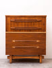 Fabulous Mid Century Tall Dresser, Completely Refinished, Atomic Design