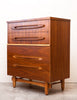 Fabulous Mid Century Tall Dresser, Completely Refinished, Atomic Design