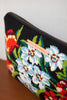 Ruth + Nelly Needlepoint & Leather Clutch Bag