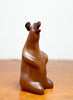 Darling Petite Carved Solid Teak Modernist Style Bear