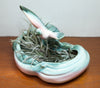 Lovely 1950s Ceramic Planter by Hull USA w/ Live Air Plants