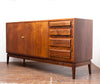 Incredible Craftsman Quality Mid Century Solid Wood Credenza, Refinished