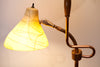 Mid Century 1950s Copper Floor Lamp w/ Reading Light