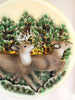 Adorable & Rare 1950s Vintage 3D Deer Wall Lamp, Chalkware