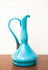 Gorgeous Turquoise Empoli Glass Vase/Jug