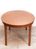 Fab Compact Mid Century Danish Teak Dining Table, Completely Refinished