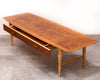 SALE! Beautiful Refinished Mid Century Coffee Table w/ Storage
