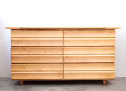 Refinished Mid Century Solid Birch Dresser by Jan Kuypers
