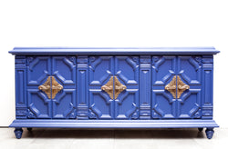 Spectacular Hollywood Regency Sideboard, Vibrant Colour & Detailed Design