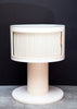 Funky Fab Space Age Round Side Table w/ Tambour Door
