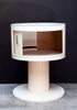 Funky Fab Space Age Round Side Table w/ Tambour Door