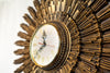 Fabulous Huge 1960s Starburst Syroco Clock