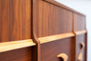 Fabulous 1950s Walnut & Elm Dresser/Sideboard, Completely Refinished