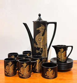 Fabulous Portmerion "Phoenix" Coffee Pot Set, Circa 1960s