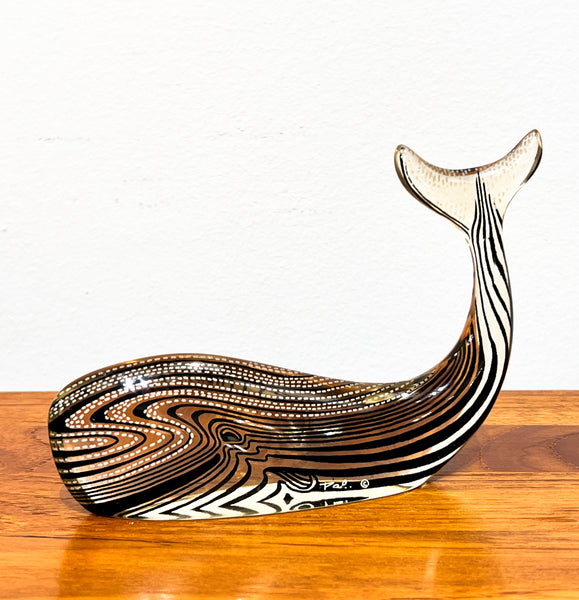 Fab Lucite Op-Art Whale by Abraham Palatnik, Brazil, 1960s