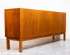 SALE! Rare Mid Century SOLID Teak Credenza w/ Stunning Joinery Detail