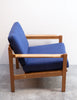 Mid Century Bruksbo Norway Lounge Chair, Refinished, New Upholstery