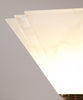 Fab 1980s Floor Lamp w/ Acrylic Faux Marble Shade