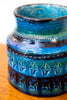 Early Production Bitossi "Rimini Blue" Vase, Gorgeous Colours