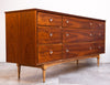 Gorgeous Mid Century Dresser, Beautiful Grain, Fully Refinished