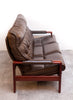 Beautiful & Comfy Vintage Leather Sofa by Tessa Australia