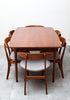 SALE! Fabulous Mid Century Teak Dining Table w/ Leaves, Refinished