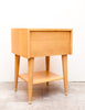 Beautiful Mid Century Solid Birch Nightstand, Completely Refinished